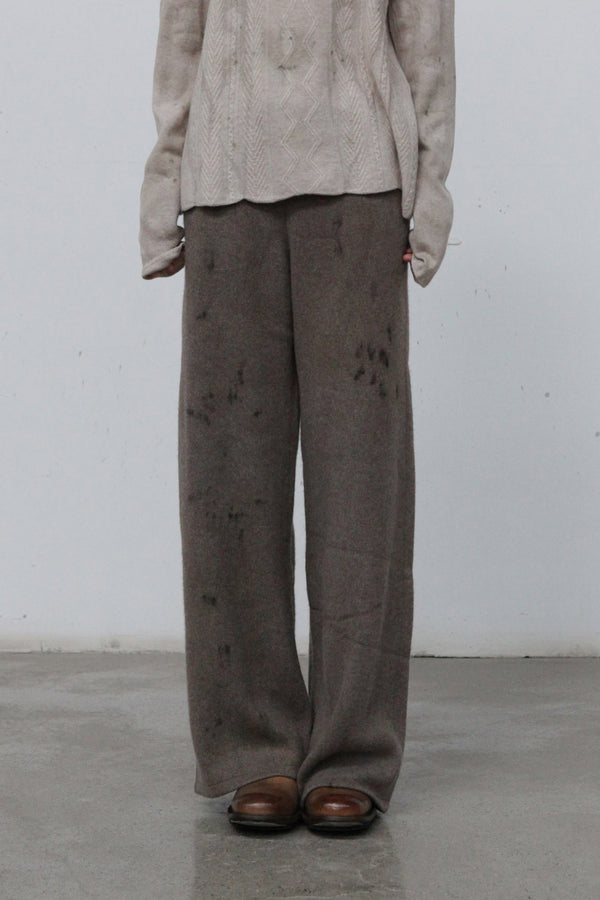 MUTEDANCE cashmere trousers MD23FW94 camel